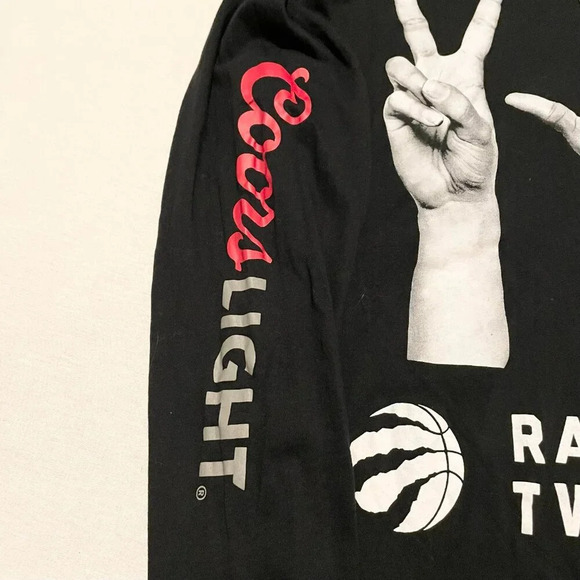 2019 NBA Toronto Raptors 25th Anniversary Coors Light Shirt Mens Large - Picture 6 of 14